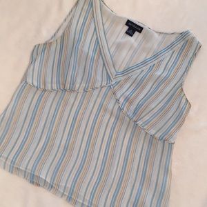 Ann Taylor silk V neck shell